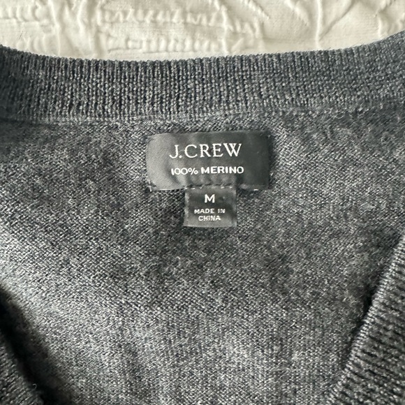 J-Crew merino wool v-neck sweater. - Picture 2 of 2